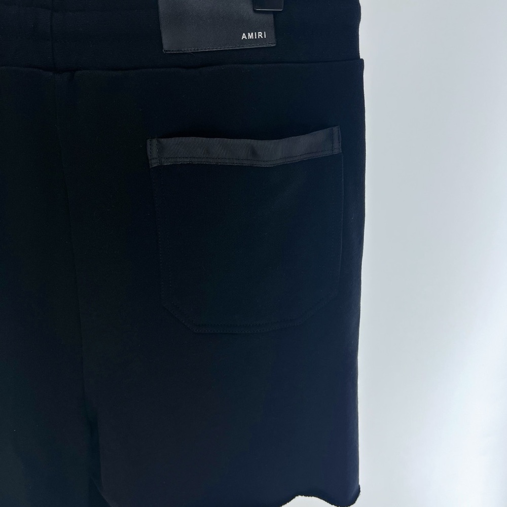 AMIRI Midnight Black Shorts with Pocket